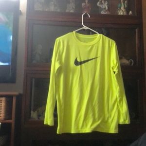 Neon yellow Nike shirt